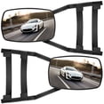 thumbnail image 1 of 2PCS Extension Towing Mirror Universal Clamp-on Trailer Mirror Car Side Mirror, 1 of 6