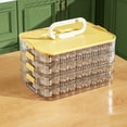 thumbnail image 4 of Hearth & Gear Cookie Container 4 Freezer Food Storage Containers With Lids Transparent Stackable Dumpling Sealing For Kitchen And Fridge Food Storage Containers Glass Storage Containers 14 24 Flour, 4 of 5
