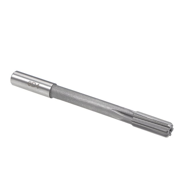 Unique Bargains Chucking Reamer 8mm High Speed Steel H8 6 Straight Flutes Machine Milling Cutter