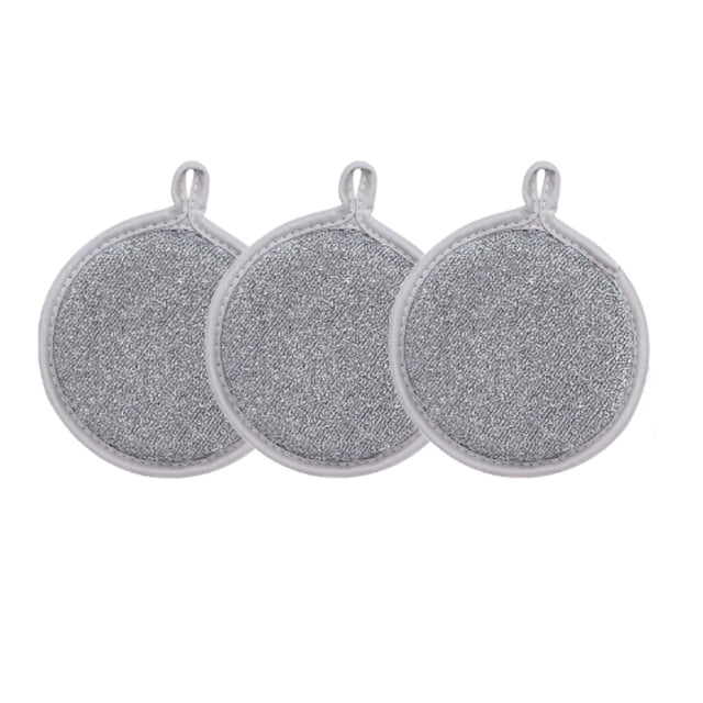 Éponge à Vaisselle Double Face Éponge à Récurer Haute Densité pour le Nettoyage de la Cuisine Éponge à Vaisselle Anti-Rayures Ensemble de 3 Éponges de Nettoyage Multi-Surfaces pour Évier Casseroles Poêles