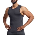 thumbnail image 1 of Yuyuzo Workout Tank Tops for Men Round Neck Slim Fitted Quick Drying Sleeveless Athletic Muscle T Shirts, 1 of 6