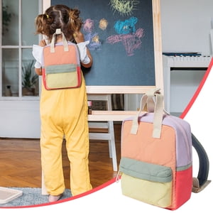 Staron Sac à dos $5! Sac pour enfants Carryall de petite taille de toile légère conception pour les voyages scolaires garderie utilisation compartiment de stockage construction durable activités de plein air