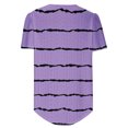 thumbnail image 3 of BVOFAR Chemises à Oeillets à Rayures pour Femmes 2025 Été Blouses à Col Rond Mode T-Shirts à Manches Courtes Chic Décontracté Hauts Coupe Ample, 3 of 7