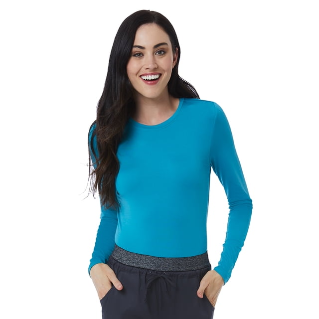 Maevn Women's Long Sleeve Underscrub Tee, Free Shipping