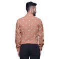 thumbnail image 3 of BESTMAN Formal Shirts For Men Slim Fit Printed Full Sleeve Shirts For Men, 3 of 5
