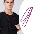 thumbnail image 3 of facefd Eyeglass Strap Non-Slip Stretchy Universal Rope Eyewear Retainer Sports Purple, 3 of 8