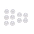 thumbnail image 3 of EGNMCR 10 Paires Embouts d'Oreille de Taille Moyenne Transparents de Rechange pour Oreillettes, 3 of 5