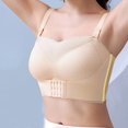 thumbnail image 2 of Kcodviy Womens Seamless Rimless Bra Small Bras Beauty Chest Pads Bra Womens Bras Plus Size Daily Sport Compression Sports Bras for Women Womens Bras Comfortable No Wire Plus Size Sports Bra, 2 of 7