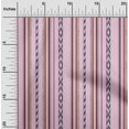 thumbnail image 1 of oneOone Viscose Jersey Fabric Stripe Ikat Print Sewing Fabric BTY 60 Inch Wide, 1 of 4
