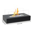 thumbnail image 3 of Riforla Tabletop Alcohol Stove Outdoor Barbecue Decorative Fireplace Portable Heating Fire Pot Portable Heating Solution Barbecue Alcohol Stove with Decorative Fireplace Design Black, 3 of 7