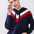 thumbnail image 4 of Hooded sweater pullovers and hoodies (DarkBlue, L), 4 of 8