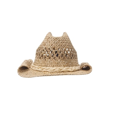 Straw Cowboy Hat - Natural Roll