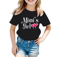 thumbnail image 1 of PMVFHDE Hauts Décontractés pour Fille Robe T-Shirt pour Filles T-Shirts Chemises pour Fille Grande Taille T-Shirts Mignons pour Fille T-Shirt Graphique Mignon pour Fille Col Rond Manches Courtes T-Shirt d'Été Décontracté Noir, 11-12 Ans, 1 of 5