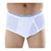 thumbnail image 3 of 3-Pack Men's White Classic Regular Absorbency Washable Reusable Incontinence Briefs Small, 3 of 5