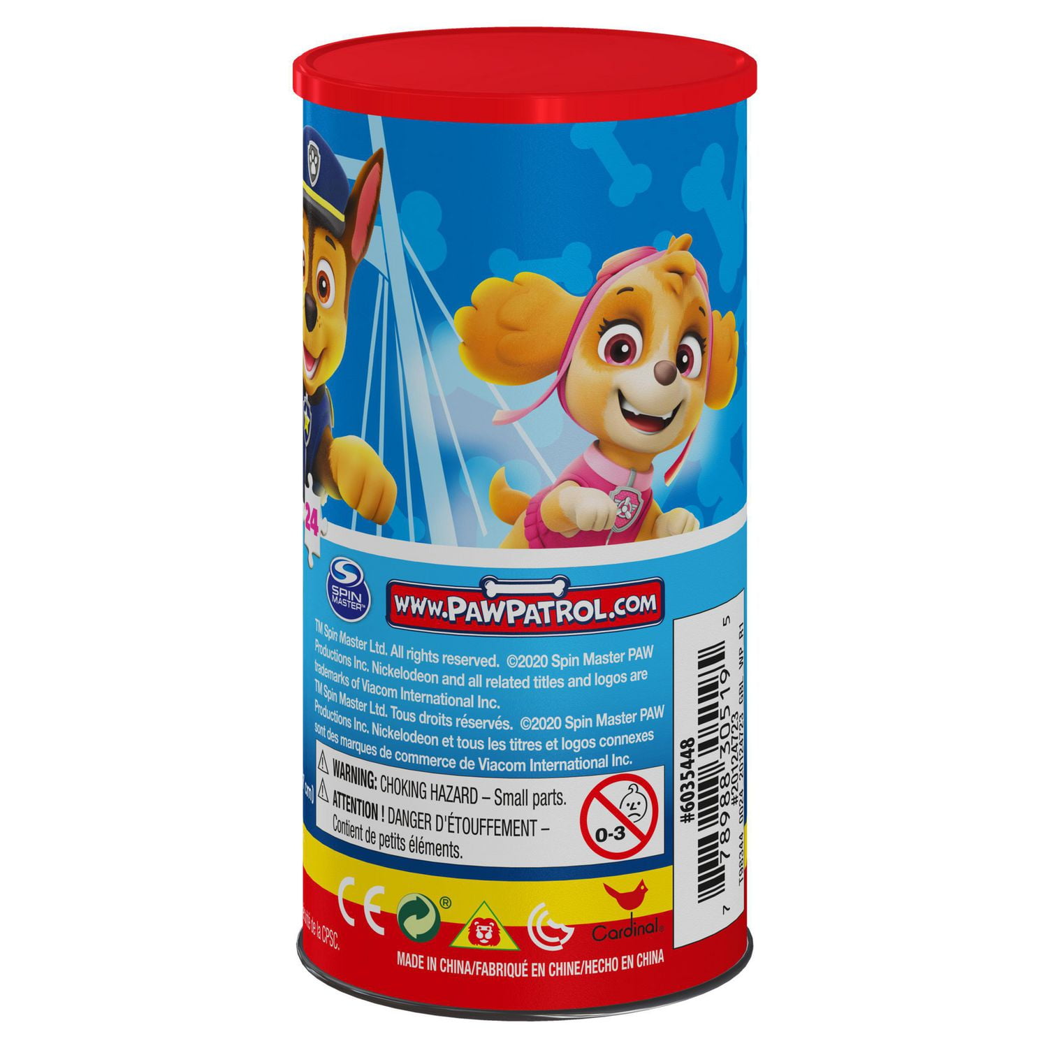 Puzzle PAW Patrol 48 pièces en tube