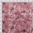 thumbnail image 4 of oneOone Velvet Pink Fabric Floral Craft Projects Decor Fabric Printed By The Yard 58 Inch Wide, 4 of 4