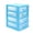Bleu Ciel 4 Niveaux, variante sur HCBY Organisateur de Mini Tiroirs en Plastique, Tiroirs Colorés Amovibles pour Perles, Bijoux, Pilules, Rangement de Petites Pièces, Étui de Bureau Multicouche pour Articles Divers (Bleu Ciel 5 Niveaux, 5.12"x3.54"x7")