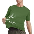 thumbnail image 1 of AherBiu T-Shirts pour Hommes à Col Rond Extensibles à Séchage Rapide pour l'Extérieur Légers T-Shirts de Performance, 1 of 4
