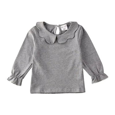 Toddler Girl Cotton Long Sleeve T-shirt