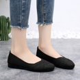 thumbnail image 2 of Dakaela Chaussures Plates pour Femmes Bout Rond Habillées Mary Jane Ballerines à Enfiler Marche Travail Mocassins Bleu 6, 2 of 6