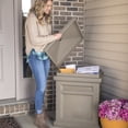 thumbnail image 1 of Step2 Mocha Express Parcel Delivery Outdoor Package Security Box for Porch, 1 of 5