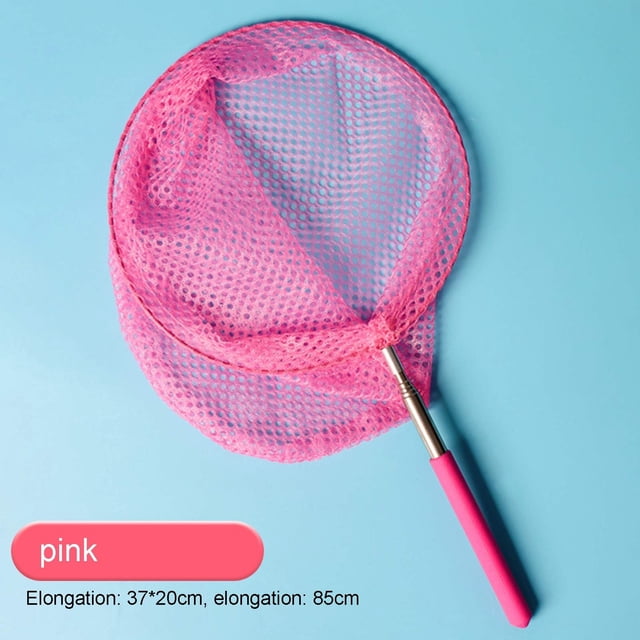pstuiky 2 Pcs Filet de Nettoyage de Piscine avec Poignée Rétractable Filet de Pêche Télescopique en Acier Inoxydable Jouets de Plage Extérieurs pour l'Été 7 Options de Couleur