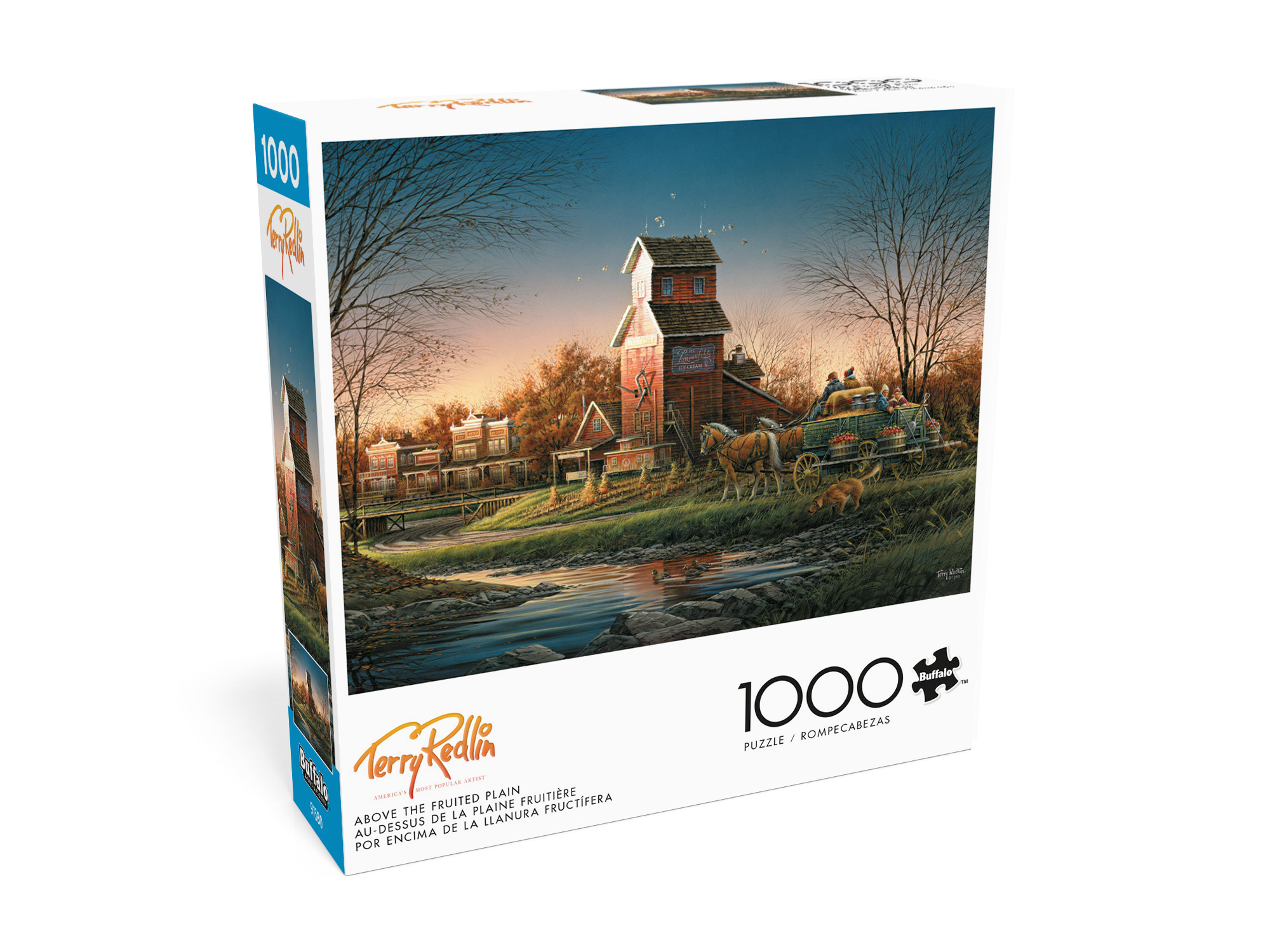 Buffalo Games Above the Fruited Plain Puzzle imbriqué de 1000 pièces pour adultes de 14 à 99 ans