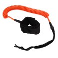 thumbnail image 1 of Surfboard Leg Rope, Lightweight Surfboard Foot Straps Flexible High Strength 7mm 10 Feet  For Longboards Orange, 1 of 8