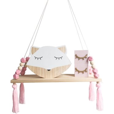 Wall Floating Shelf Macaron Color Girls Kids Room Decor