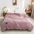 thumbnail image 3 of Soft And-friendly Blankets Milk Fleece Blankets Thicken Warm Siesta Fleece Blankets, 3 of 4