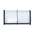 thumbnail image 2 of EGNMCR Closet Organizers and Storage, B6 Bill Accordion Bag 13 Compartments Financial VAT Invoice Receipt Bag Transparent Waterproof File Classification Folder Pla stic document classification folder, 2 of 6