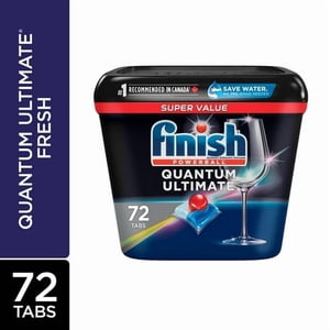 Finish Dishwasher Detergent Pods, Quantum Ultimate, Fresh, 72 Tablets