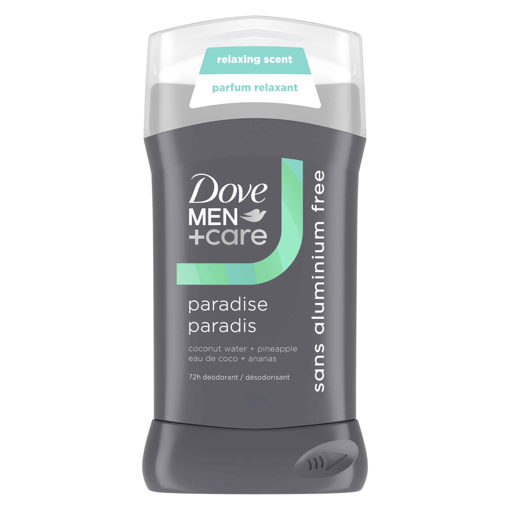 Dove Men+Care Désodorisant en Bâton Protection Anti-Odeurs 72 H Paradis, 85 g