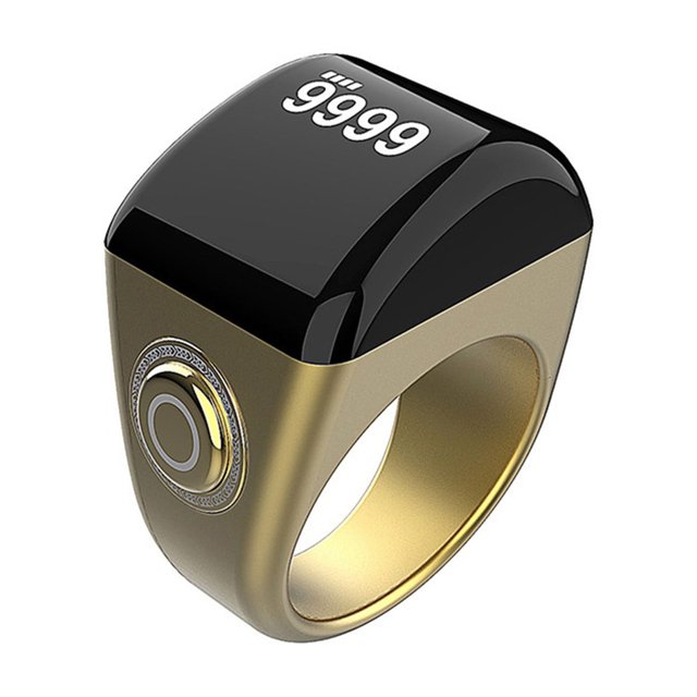 Compteur de Prière Intelligent Tasbih, Bague Intelligente Étanche IP7, 5 Prière