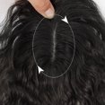 thumbnail image 4 of ZheElen Breathable And Lightweight Hairpieces For Natural-looking Styles Wave Clip In Hair Extensions Dark Brown, 4 of 6