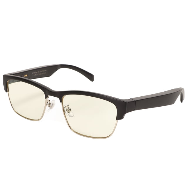Lunettes Intelligentes, Appels HD Lunettes Intelligentes Stéréo Musique Réduction du Bruit pour le Sport B Argent