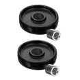 thumbnail image 4 of 2pcs Jack Wheel Universal Hydraulic Jack Front Wheels Replacement Bearing Wheel Trailer Floor Jacks Wheel for Ensuring Stability and Flexibility (Fit for 2 Ton Jack, Jack Is not Included), 4 of 8