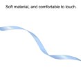 thumbnail image 3 of Unique Bargains 0.28' x 100 Yards Double Face Decorate Crafts Roll Satin Ribbon Sky Blue, 3 of 5
