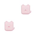 thumbnail image 3 of Ruiboury Remote Control Holder Wall Mounted Self Adhesive Storage Box Multifunctional Mobile Phone Organizer Office Hotel pink red 2Set, 3 of 6