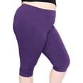 thumbnail image 1 of Stretch Is Comfort Women's Plus Size Knee Length Leggings| Adult X-Large - 7x, 1 of 5