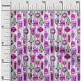 thumbnail image 2 of oneOone Cotton Silk Fuschia Pink Fabric African Craft Projects Decor Fabric Printed by The Yard 42 Inch Wide, 2 of 4