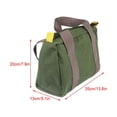 thumbnail image 2 of Mechanics Tools Storage Carrying Bag Organiser tools carrying pouch Shoulder Strap Zip Fastener Pouch Canvas Tote Pack 14 inch, 2 of 7