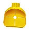 thumbnail image 3 of Abbracc Bol de Collecte de Poussière pour Perceuse Réutilisable pour Artisanat à la Maison Accessoires de Construction Jaune, 3 of 9