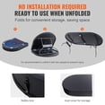 thumbnail image 3 of VEVOR 8 Player Foldable Poker Table, Blackjack Texas Holdem Poker Table with Padded Rails and Stainless Steel Cup Holders, Portable Folding Card Board Game Table, 3 of 9