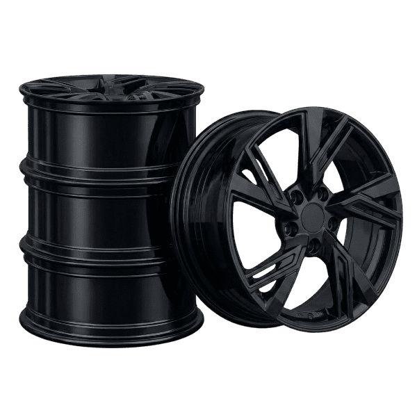 Jante YKW AR12 en alliage Noir brillant de 18x8 pouces pour 2015 - 2026 Mercedes-Benz C-Class (convient pour W205 & W206)
