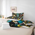 thumbnail image 5 of YST 7-Piece Outer Space Comforter Set, Cosmic Rocket Cartoon Robot Bedding, King – Includes Fitted Sheet and Flat Sheet, 5 of 5