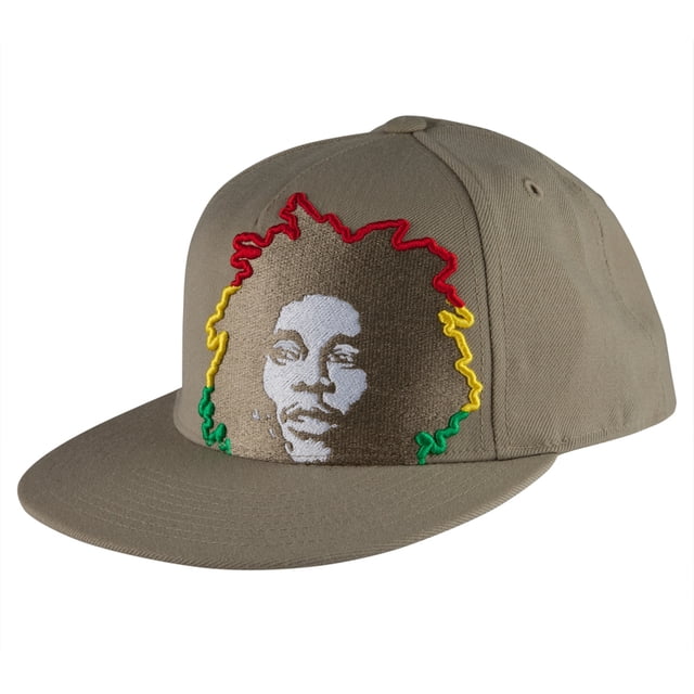 Bob Marley - Casquette de Baseball Ajustée Rasta Hair Tan