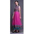 thumbnail image 3 of Bimba Kurti Longue Indienne Rose Fuchsia Damassé pour Femmes Tenue de Fête Imprimée Sans Manches Robe Anarkali Kurti XX-Grand, 3 of 6