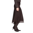 thumbnail image 4 of George Women's Lace Trim Satin Skirt, 4 of 6