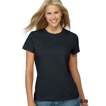 Hanes T-shirt Nano-T pour Femmes, TG, Noir